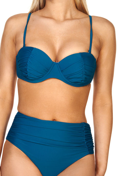 Set Bikini Ψηλόμεσο Πράσινο