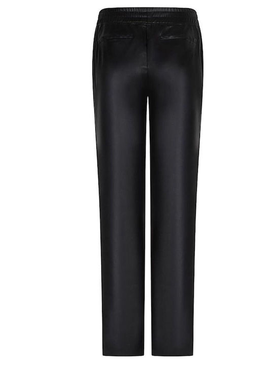 Women's Leather Trousers Black