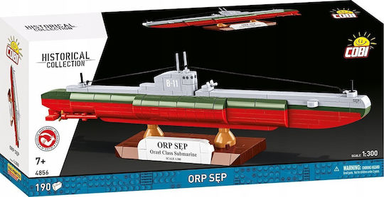 Cobi Туфлаки Polish Submarine ORP Sep 1:300 за 7+ години 190 броя