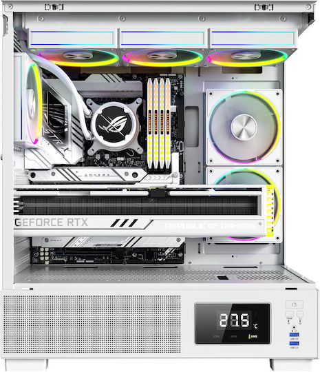 ProGaming Kian Gaming Desktop PC (Ryzen 7-5800X/32GB DDR4/1TB SSD/GeForce RTX 5060 Ti/W11 Home) Alb Ice