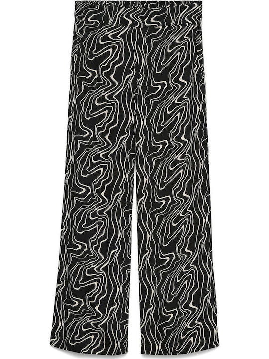 Joy Pantaloni Largi Dama Negri