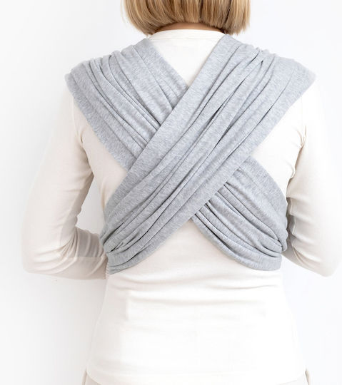 Bemini Babytragetuch Wickeln Grau