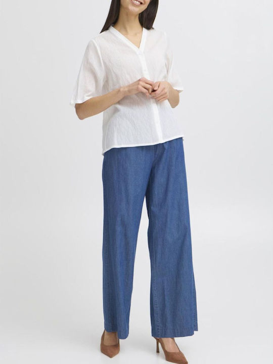 Short Sleeve Women's Shirt White