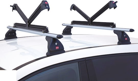 Fabbri Aluski Car Roof Racks Aluminum Suitable for 8 Ski Pairs or 4 Snowboards