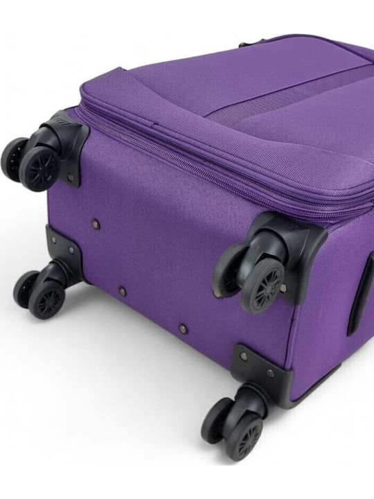 Diplomat Medium The Lisbon Collection Medium Purple Suitcase With 4 Wheels Height 68cm