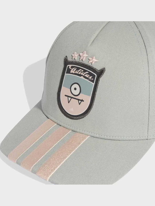 adidas Kids Fabric Cap Kids Cap Gray