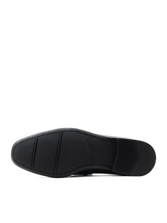 Leather Men's Moccasins in Black Colour