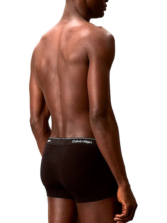 Calvin Klein Trunk Μποξεράκια 3Pack Μαυρο- Μπλε- Σιελ