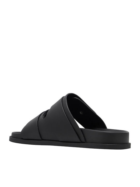 Leather Men's Sandals in Black Colour