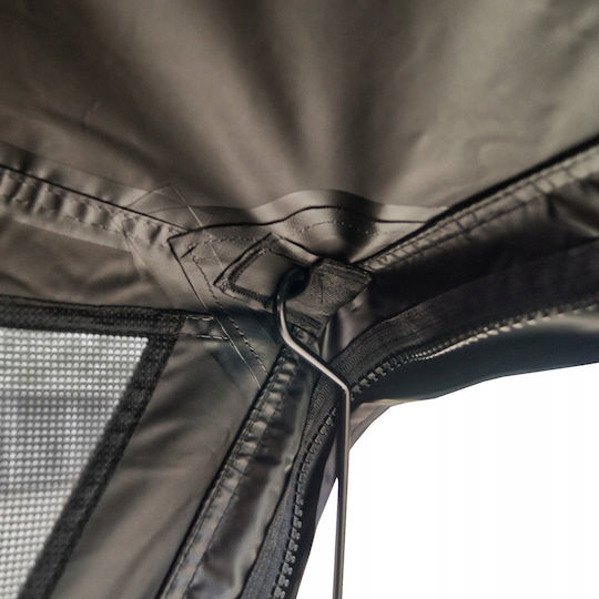 Offlander Fold E 150 Roof Σκηνή Camping Αυτοκινήτου Μαύρη 240x150x130εκ.