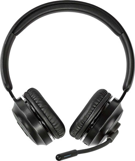 Nedis CHSTB310BK Căști Audio Over Ear Wireless Bluetooth cu 27 Ore Autonomie Negre