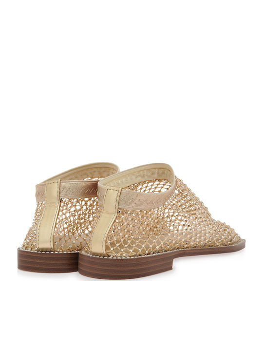Damen Mokassins in Beige Farbe