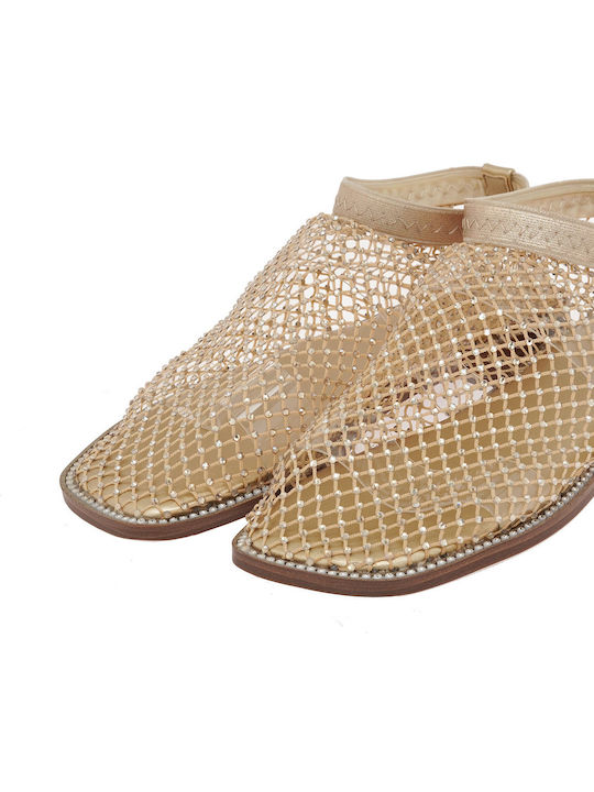 Damen Mokassins in Beige Farbe