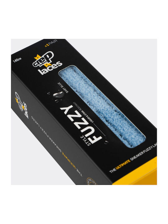Crep Laces Fuzzy Shoelaces Light Blue