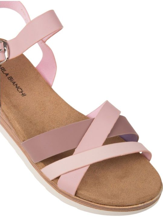 Sommer Damenplattformen Rosa