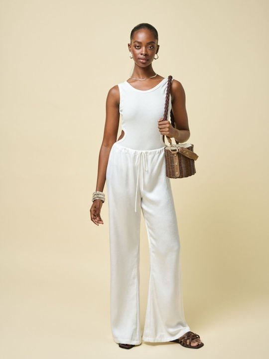 Project Soma Balsam Off-white Bodysuit Εκρού Κορμάκι Ανοίγματα