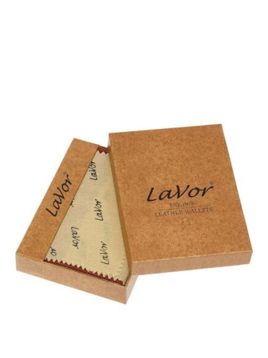 Leather Men's Wallet with RFID Brown