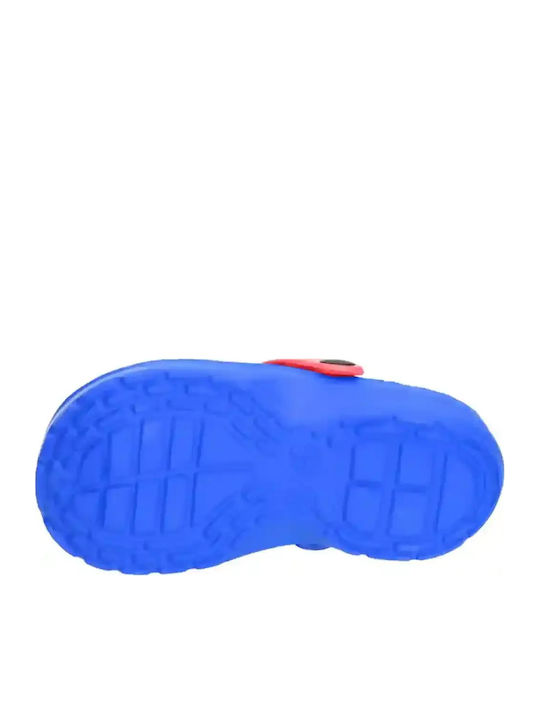 Spiderman Kids Beach Clogs Blue