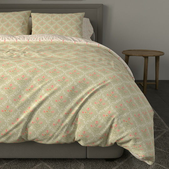 Charalambidis Textiles Exochi Bettlaken Einzel 160x260cm Grün
