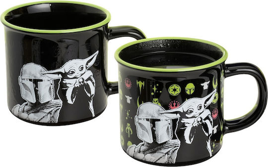 Paladone Star Wars Mandalorian Mandalorian Grogu Wärmeempfindliche Keramiktasse Pp16271man 5056577779905