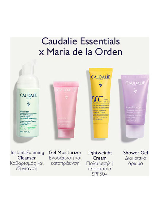 Caudalie Summer Essentials Pouch x Maria de la Orden Туристически Комплект за Хидратация Почистване на Тялото и Блясък Caudalie Summer Essentials Pouch x Maria de la Orden Туристически Комплект за Хидратация Почистване на Тялото и Блясък