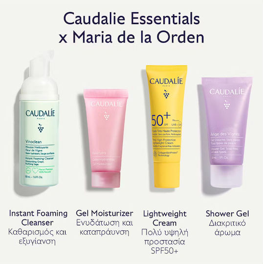 Caudalie Summer Essentials Pouch x Maria de la Orden Travel Set 5τμχ