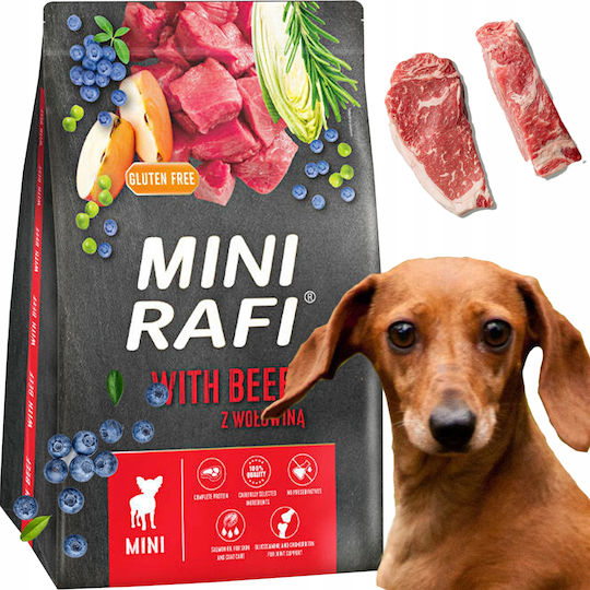 Dolina Noteci Rafi 3kg Ξηρά Τροφή Σκύλων Μικρόσωμων Φυλών με Βοδινό και Κρέας
