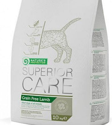 Nature's Protection 10kg Trockenfutter ohne Gluten für erwachsene Hunde kleiner Rassen mit Lamm