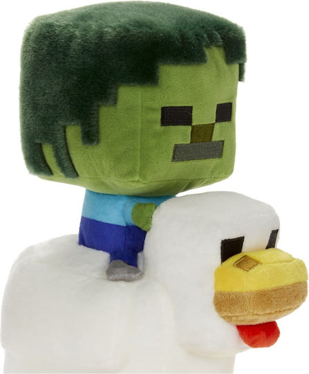 Mattel Λούτρινο Minecraft Chicken Jockey 20 εκ.