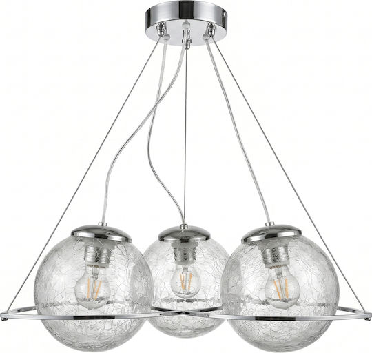 ARlight Pdt Κρεμαστό Φωτιστικό Διάφανο 15x15εκ.