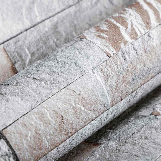Fabric Gray Wall Wallpaper 1000x53cm
