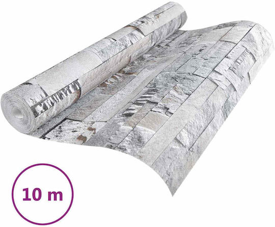 Fabric Gray Wall Wallpaper 1000x53cm