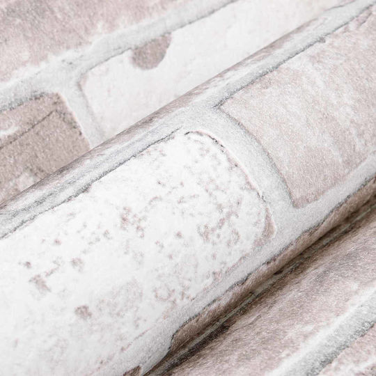 Fabric Gray Wall Wallpaper 1000x53cm