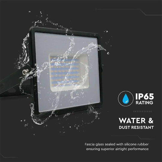 V-TAC Vt-4051 Waterproof LED Floodlight 50W Cold White 6500K IP65