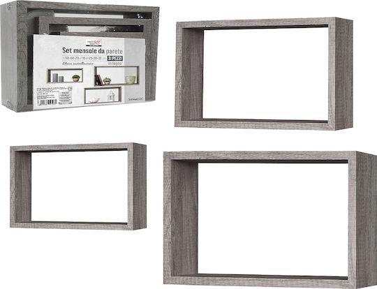 Wall Shelves (3 Pieces) 70x15x35cm Wall Shelves (3 Pieces) 70x15x35cm