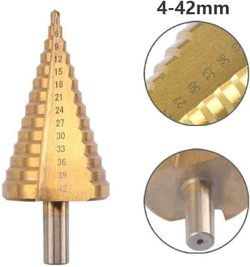 Conical HSS Titanium Drill for Metal and Wood