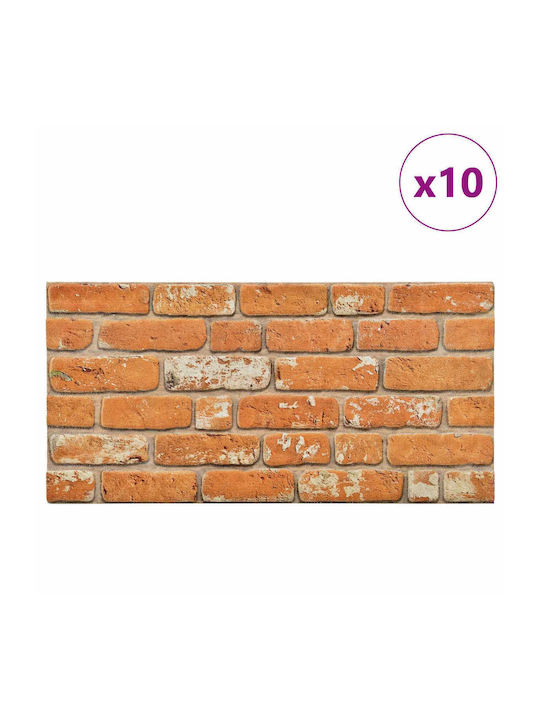 3D Стенен Панел Пяна с Лепило Бежов 100x50x2см 10 Бройки