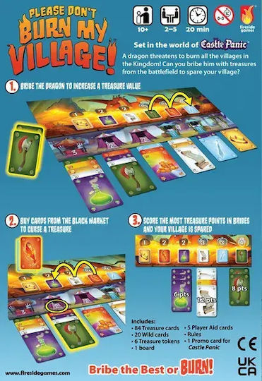 Настолна игра Please Don't Burn My Village! за 2-5 играчи 10+ години FSD-2005 (EN) Fireside