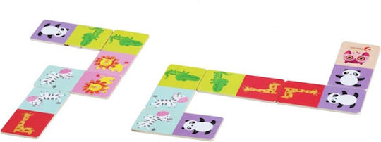 Board Game Ντόμινο με Άγρια Ζώα for 2+ Players 3+ Years Old (EN) Classic World
