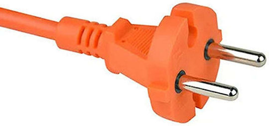 Procable Extension Cable 2x1.5mm² Ip44 10m Orange