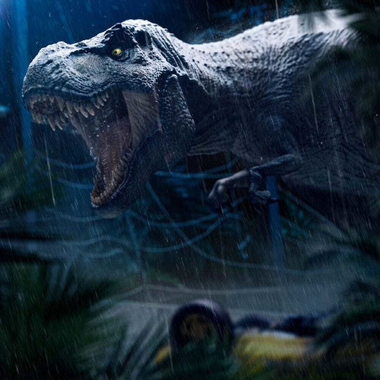 Iron Studios Jurassic Park Icons T-Rex Attack Collectible Figure 15cm