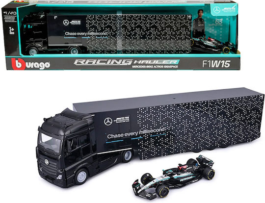 SemiTruck Mercedes AMG Russell Spielzeugauto 1:43 Formel 1