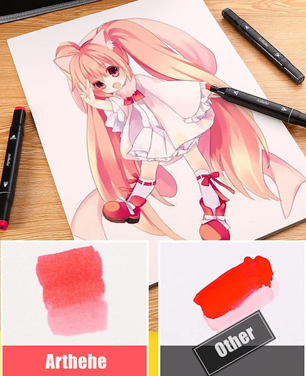 Маркери Алкохол Alcohol Markers 0.5мм Комплект 168 Бройки