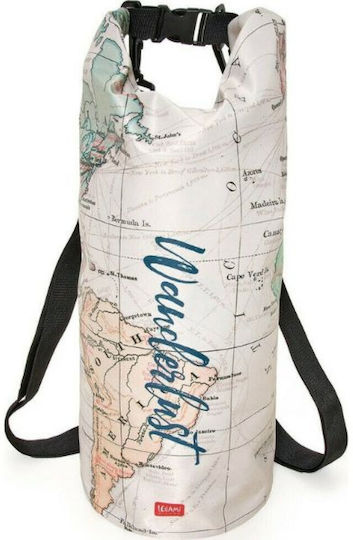 Legami Milano Dry Bag Travel Waterproof Bag Shoulder Bag Beige
