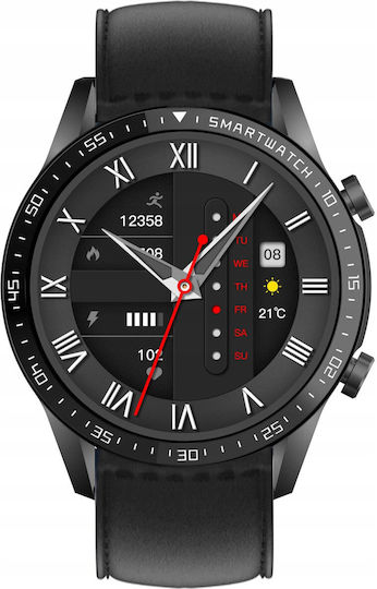 Gravity Smartwatch Black 2 Straps Gt10-5