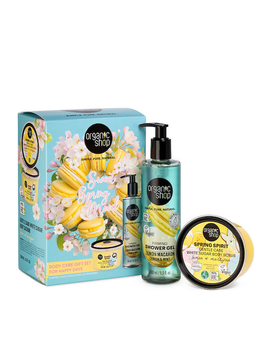 Natura Siberica Sweet Spring Mood Skin Care Set for Body Cleaning & Brightening 2 Pieces