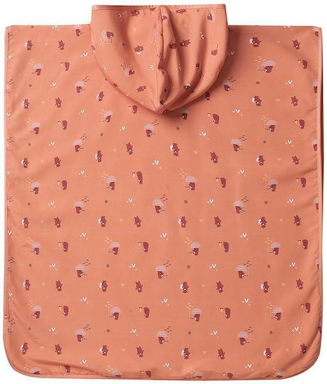 Beach Poncho Sun Protection Hood Camping 4-7 Years Monneka