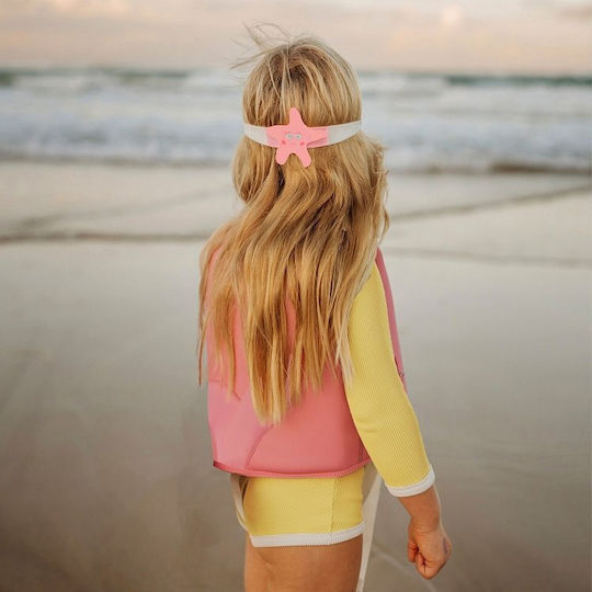 Sunnylife Vestă de Înot pentru Copii Veste de salvare pentru copii Roz Ocean Treasure Rose