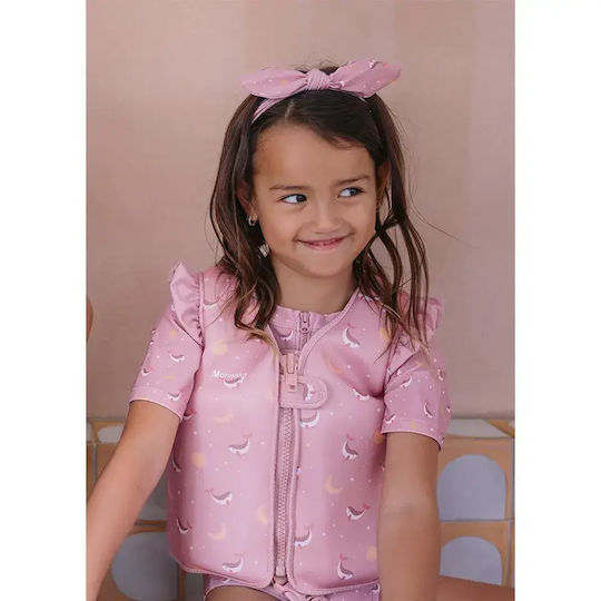 Whale Pink Protection Vest 3-6 Years Monnëka