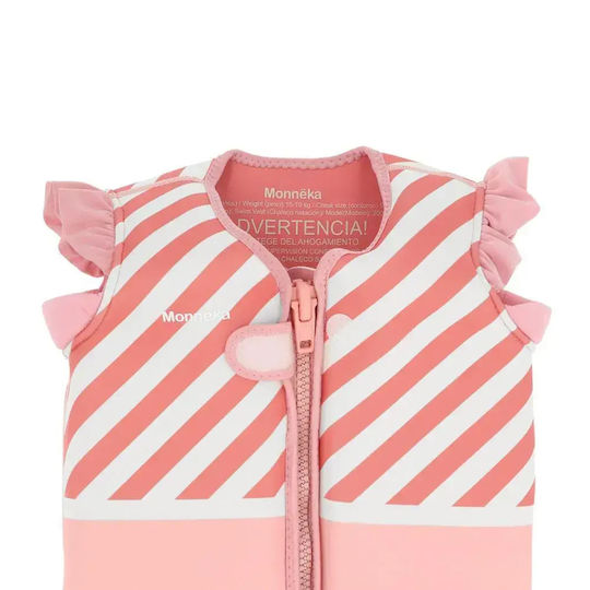 Protection Vest Stripes Bloom&blush 3-6 Years Monnëka